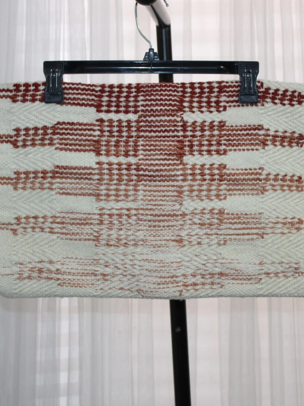 Williams Sonoma Handwoven Geometric Pillow Cover.  Sz. approx.  20